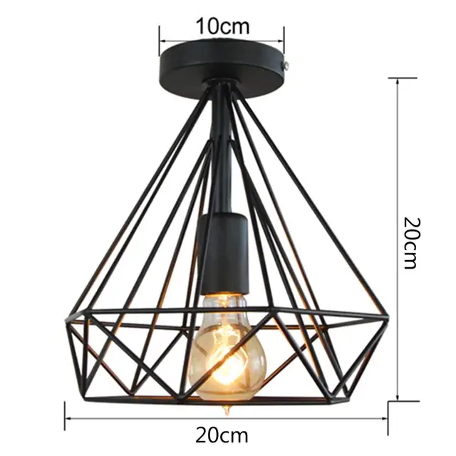 Modern Iron Ceiling Lights Lamp shade E27 Scandinavian Chandelier LED Lights Lighting e607d9e6b78b13fd6f4f82: Black|Eight-layer circle|iron|Pentagon|Seven squares|Spherical|Square|The mesh|Triangle|Well cross|White|With cloth cover