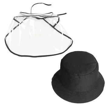 

Adjustable Anti Droplet Dust-Proof Full Face Protective Mask Visor Shield (with Hat)