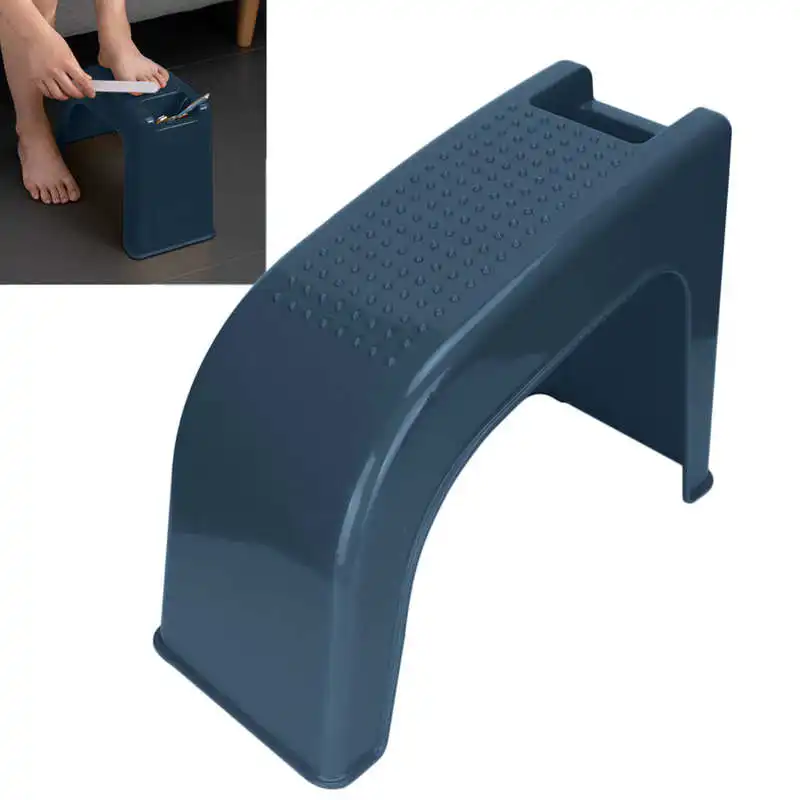 Shower Foot Rest Antiskid Stable Pedicure Foot Rest With Compartment