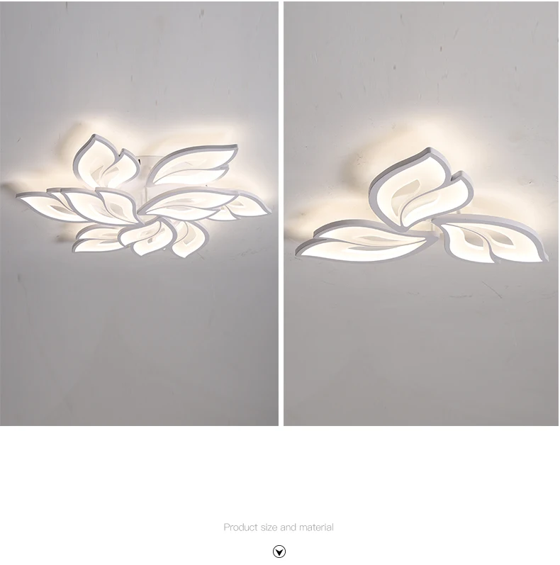 Modern Led Chandelier For Living Room Dining Room Bedroom Kitchen Ceiling Lamp White Nordic Style Design Remote Control Light orb chandelier