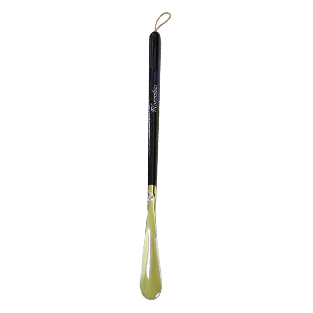 Metal Glossy Long Handle Shoe Horn Lifter Shoe Care Accessories