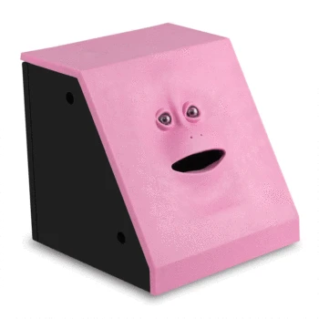 

Face Money Eating Box Piggy Bank Cat Saving Box Coins Box Money Coin Saving Bank for Children Gift Candy Machine Home Decoration
