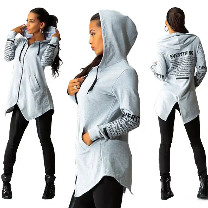 girl wearing oversized hoodie