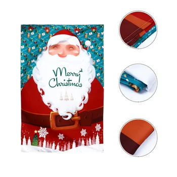 

1 Pc Christmas Printed Table Cloth Chic Table Supply Wrapping Paper (Blue)