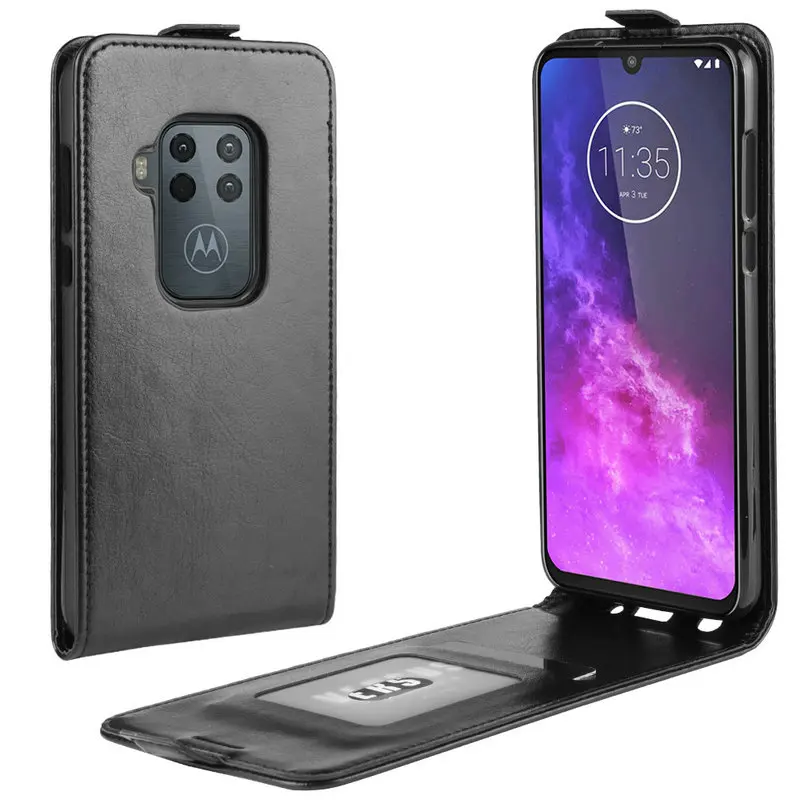 Кожаный чехол-книжка для Motorola One Zoom чехол Moto Power Retro чехол-Кошелек Чехол футляр