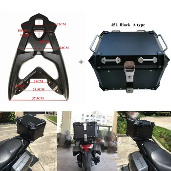

Modified Motorcycle NMAX155 38l 45L 55L 65L nmax rear top box Luggage tail box with Rack Holder Shelf Bracket for nmax155 nmax