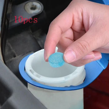 

10Pcs Car Wiper Cleaner Multifunctional Effervescent Condensed Effervescent Car Windshield Glass Cleaning Auto Car Accessories