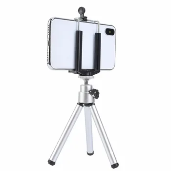 

90 Degree Mini Mobile Phone Camera Clip Tripod Table Bracket Holder Mount Adapter Adjustable Holding Stand rotate 360 degree
