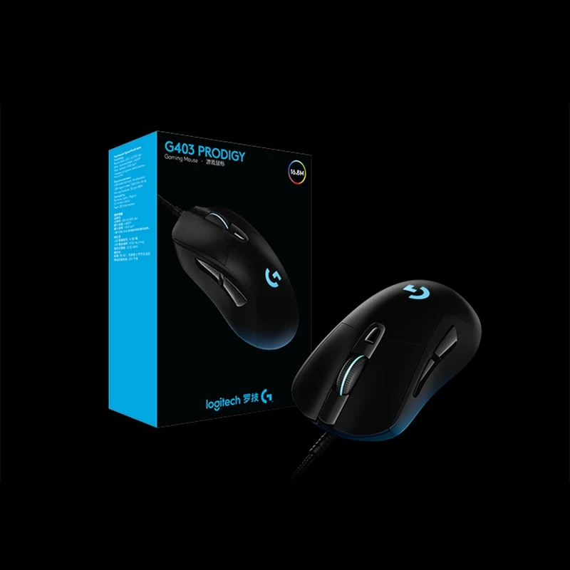 Logitech G403 Prodigy Wired Optical Gaming Mouse - Black