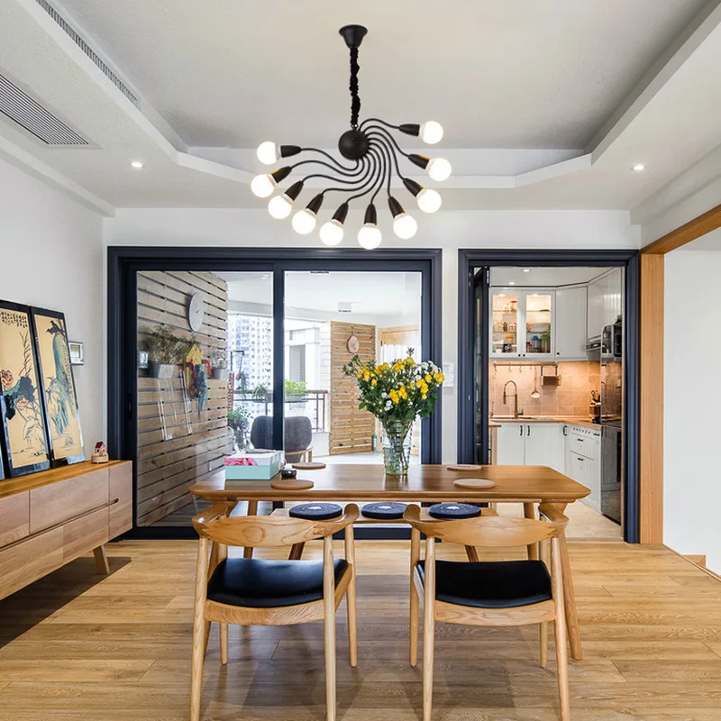 

Loft Nordic Design Pendant Lights Fixtures Modern Led Dining Room Home Decor Industrial Hanging Lamp luminaire