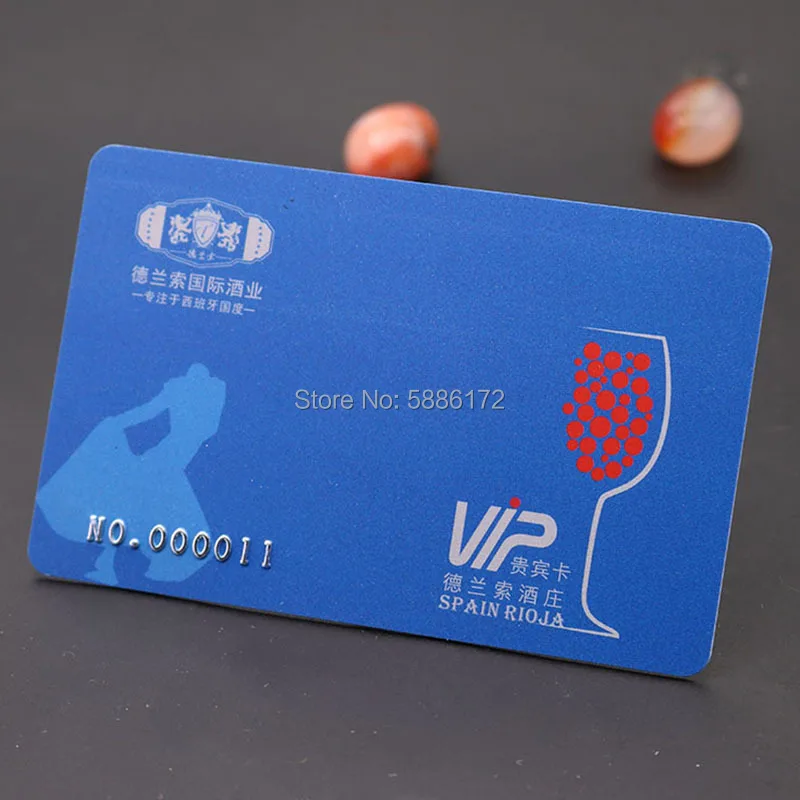 US $168.99 Double Side Printed Custom Plastic PVC VIP Cards PVC Business Card