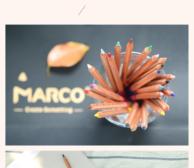 Marco Renoir Fine 24/36/48/72/100 Professional Oily Color Pencils