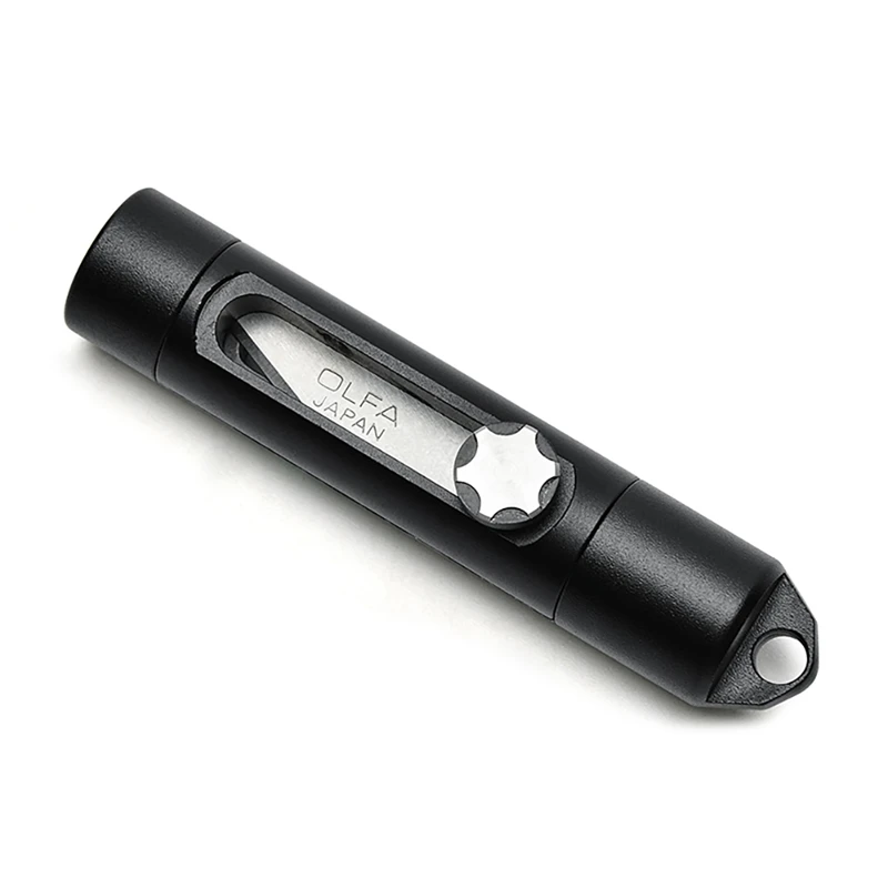 

Newest Small Cutter Retractable High Hardness Carbon Steel Package Box Letter Opener EDC Key Chain Tool