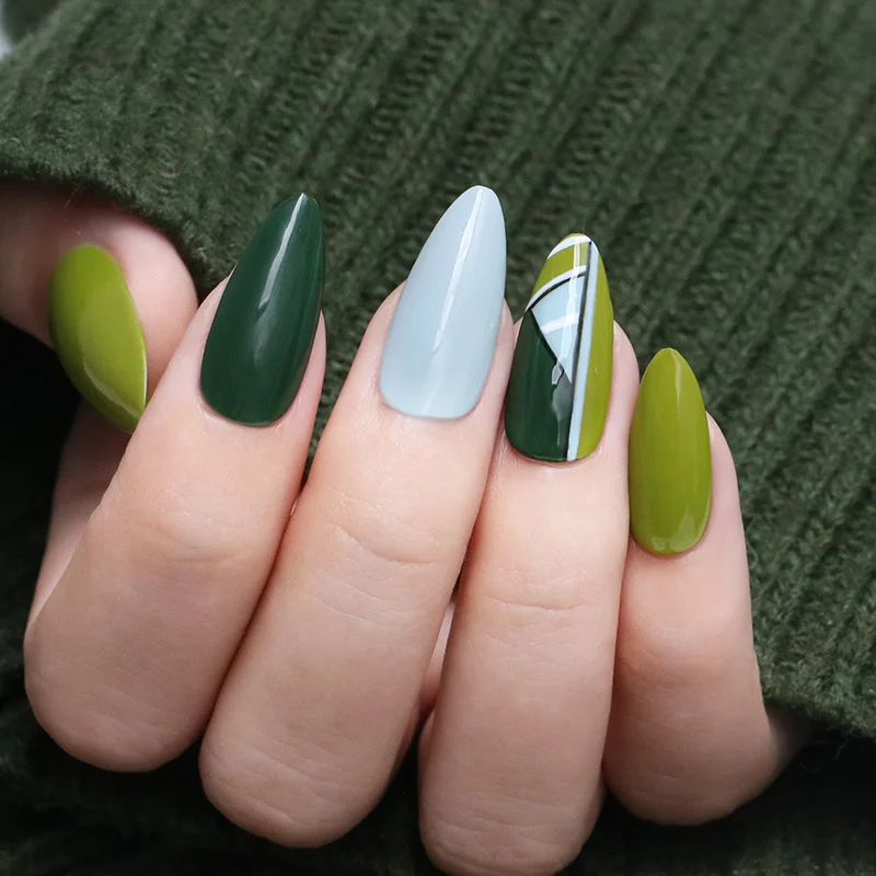 BORN PRETTY зеленый чистый цветной гель для ногтей лак 6 мл замачиваемый гель для дизайна ногтей маникюрный лак УФ светодиодный гель-лампа
