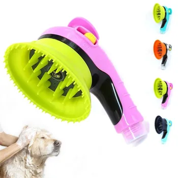 

Pet Sprayer Pet Combing Massage Shower Sprayer Wash Grooming Bathing Massage Brush Handheld Shower For Dogs Cats Soft Bath Heads