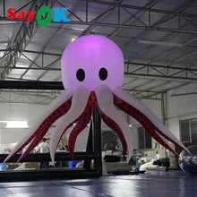 Надувной осьминог, гигантский светодиодный Осьминог со сменными светодиодными лампами, цены на свадебный светильник для украшения сцены