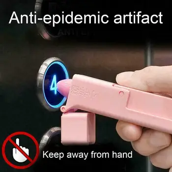 

Alcohol Disinfection Anti- Prevention Without Contact Prevention Tool Protable Anti Virus Elevator Press Stick Door Open Sticker