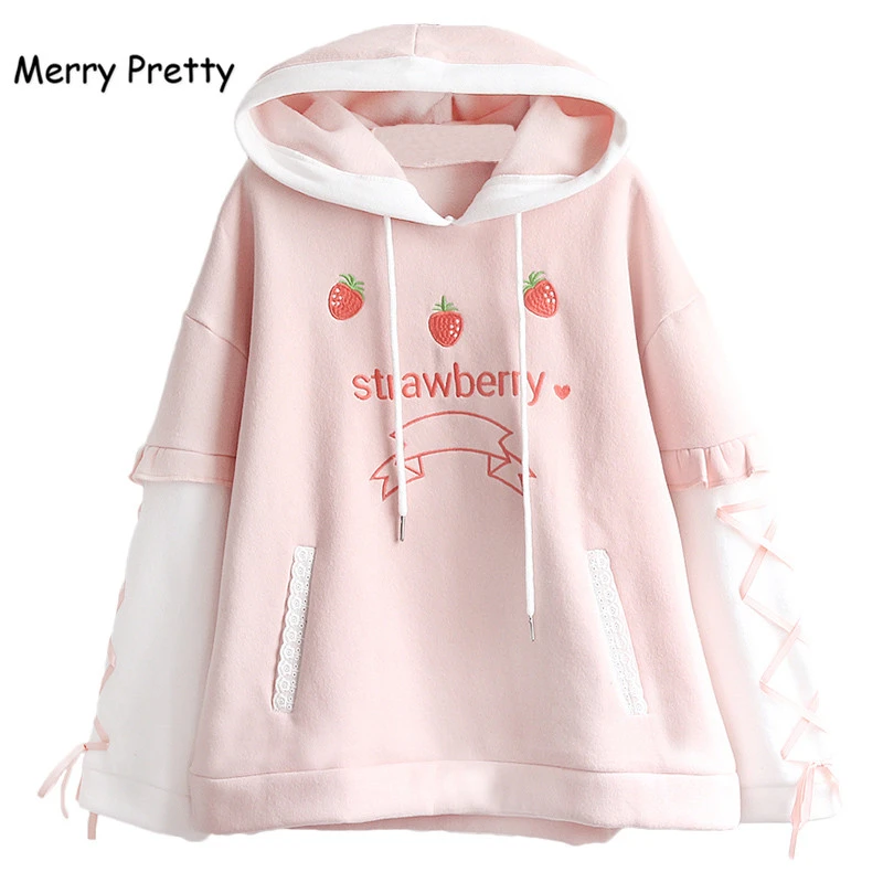 Thick pink hoodie Outlet