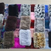Women Handmade Stretch 100% Real Rex Fur Scarf Knit Genuine Rex Rabbit Fur Headbands Girls Real Natural Rabbit Fur Ring Scarves 6