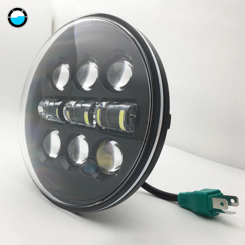45 Вт 5 3/4 5,75 дюймов LED головной свет для мотоцикла H/L луч для Sportster 883 XL883 FXCW 5 3/" светодиодный налобный фонарь