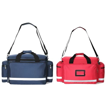 

Outdoor First Aid Medical Bag Isolation Multi-pocket Large Storage Portable Cross Emergency Medical Bag Sports Travel Nylon Bag