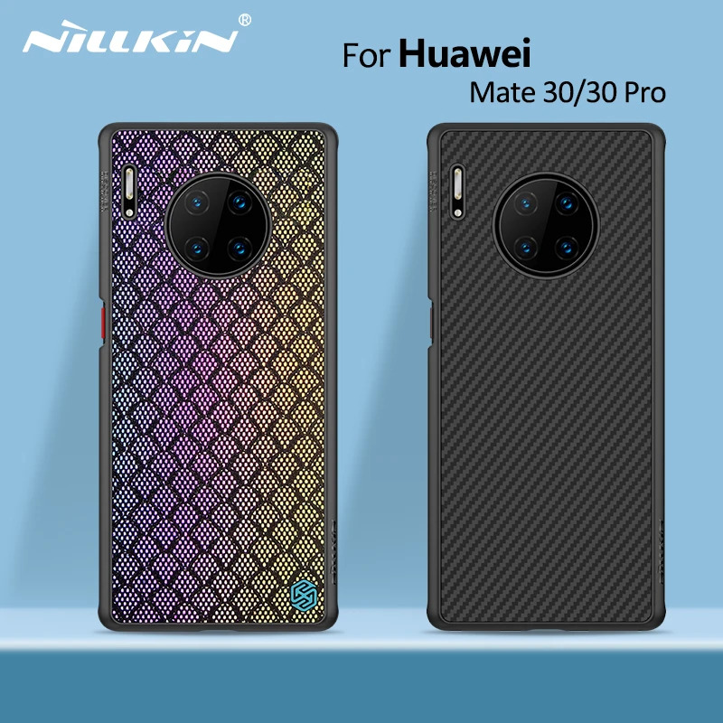 Nillkin синтетическая карбоновая задняя крышка и нейлон для huawei mate 30 Чехол 6,62 ''тонкий для huawei mate 30 pro Чехол 6,53''
