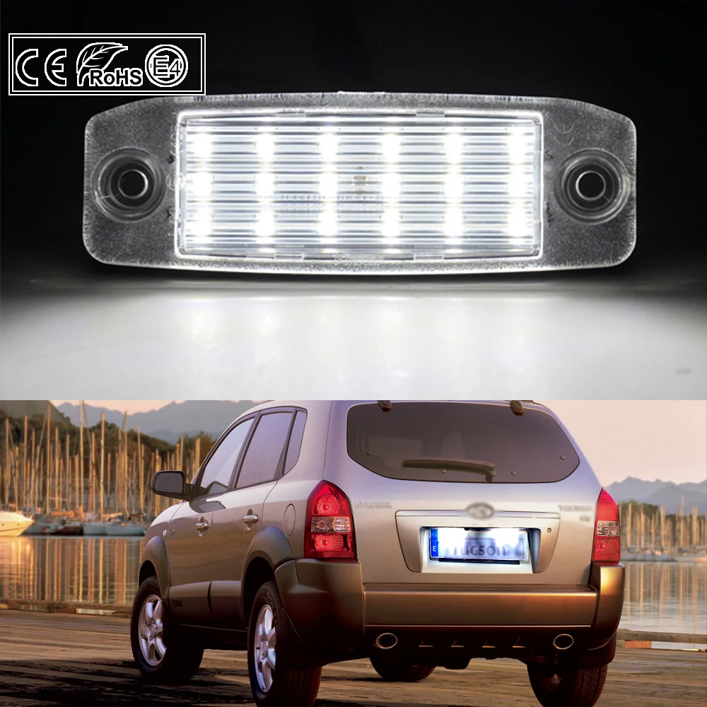Светодиодная лампа Canbus для номерного знака Hyundai Tucson 2005 2009 2 шт.|Сигнальная лампа| |