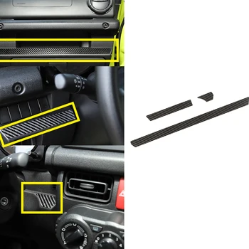 

for Suzuki Jimny 2019 2020 Center Console Trim Decoration Protection Car Interior Accessories Soft Carbon Fiber Look Car Styling