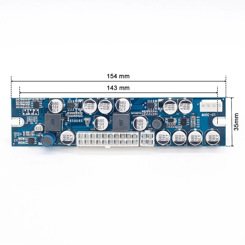 Цена Dc Atx пиковый блок питания 12 В 300 Вт Pico Atx переключатель горного блока питания 24Pin Mini Itx Dc в Atx Pc блок питания для Ssd Мини ПК компьютер
