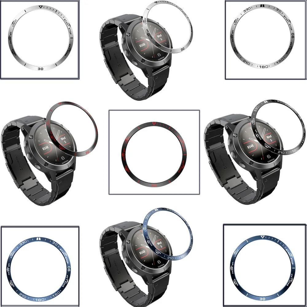 Anti Scratch Protection Ring For Garmin Fenix 5/Fenix 5 Plus Watch Dial Bezel Styling Case metal Cover | Электроника