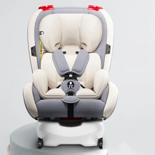 Автомобильное Универсальное Детское безопасное сиденье с поддержкой Isofix и защелкой для детей 0-12 лет, портативное безопасное сиденье для детей, регулируемое на 165 градусов