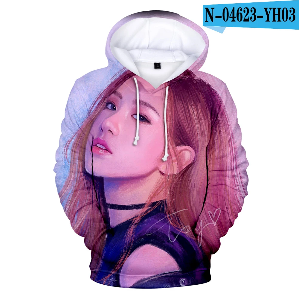 Модное пальто, длинный рукав, толстовка с капюшоном, черный, розовый, kpop, 3D принт, толстовки для женщин/мужчин,,, Повседневная Уличная одежда - Цвет: Коричневый