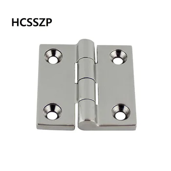

HCSSZP Camper Accessories 38*38MM 316 Stainless Steel Hinge Caravan Mobile Home High-end Door appliance Marine Hardware