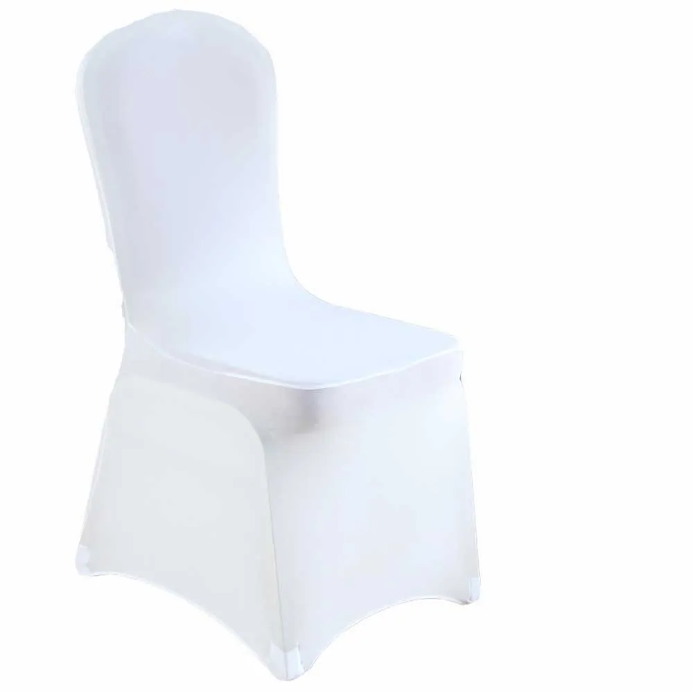 Lychee Solid color Chair Cover Stretch Elastic Chair Covers for Home Kitchen Wedding Birthday Party
