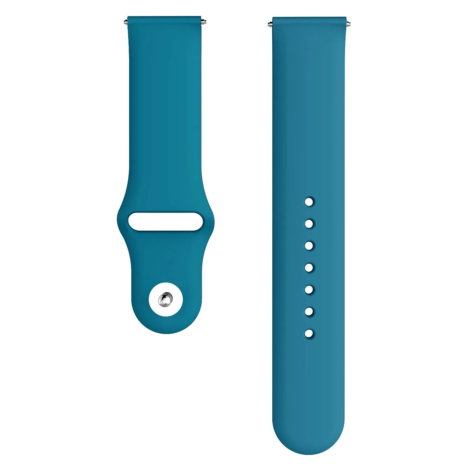 Ремешок для часов samsung Galaxy watch 46 мм 42 мм/Active 2 band gear S3 S2/спортивный мягкий силиконовый браслет Amazfit ремешок Bip 20 мм 22 мм - Цвет ремешка: Gemstone blue