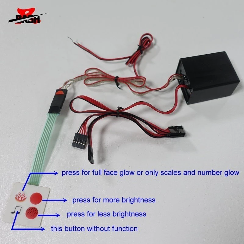 DASH Adaptor Inverter Transformer Ballast Control Box for Electro Luminous EL Gauge Plasma Dial adaptor inverter transformer
