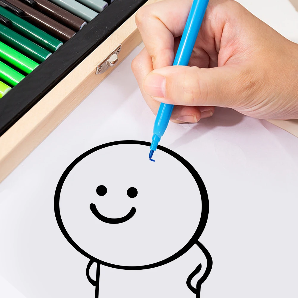 180 детский набор для рисования Подарочная коробка пастельные цветные карандаши