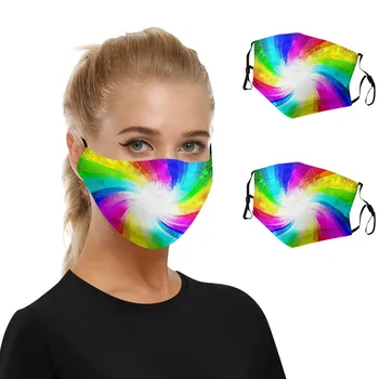 

Universal Mouth Mask Fashion Printting Dust-proof And Smog-washable Mask For Adults In Europe And America Adjustable Masque