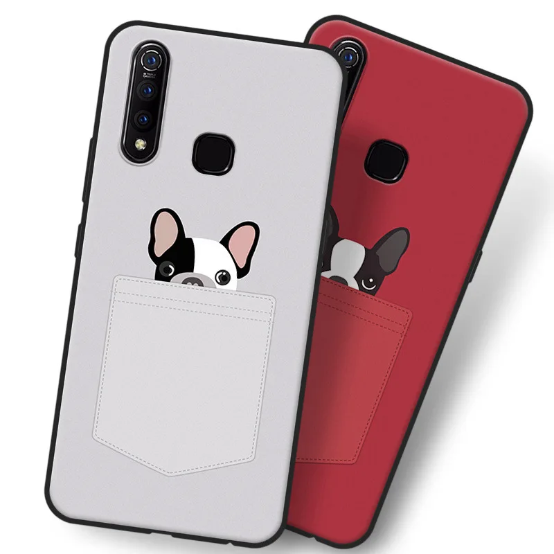 Auroras Case For VIVO Y19 Soft Cover All Protection Pocket Pet Dog Pattern Vivo y19 | Мобильные телефоны и аксессуары