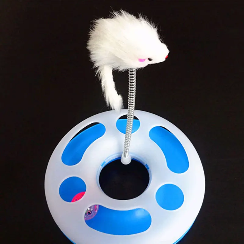 Интерактивная игрушка для кошек Pet Play Disc креативный щенок пластиковый оранжевый
