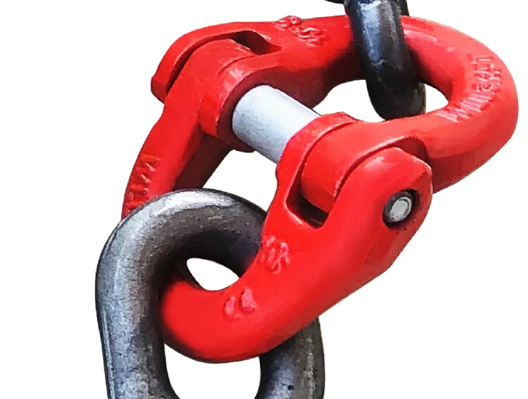 2Ton-5Ton 0,5M-2M Anhänger Doppelkette Haken Wrecker Rettungsfahrzeug Zubehör hochfeste Verdickung Kettenschlinge Hardware – Detail 4