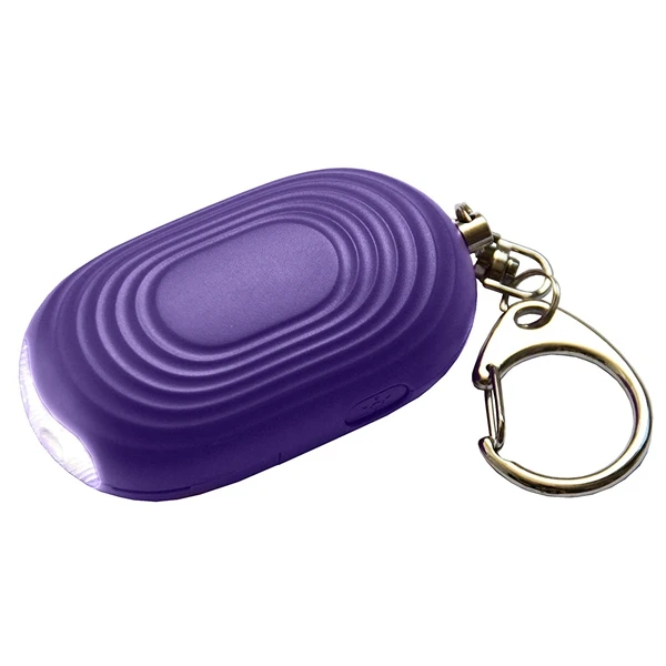 

Personal Protection Alarm Keychain - 130 DB Loud Sonic Siren Device with Flashlight to Increase Safety - Emergency Alert Whistle