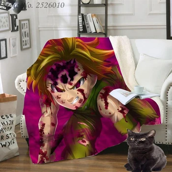 

Throw blanket The Seven Deadly Sins 3D Velvet Plush Blanket Bedspread For Kids Girls Sherpa Blanket Couch Quilt Cover Travel 05