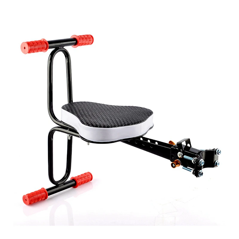 Electric Bicycle Child Baby Chair Bike Front Safety Release Saddle with Armrest Guard Bar Pedal Cycling Acccessories for B