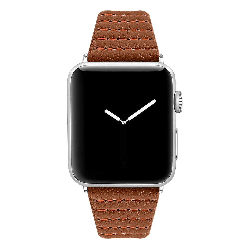 Заменить Для мужчин t кожаный ремешок для наручных часов Apple Watch iWatch серии 5 4 3 2 1 40/44/38 мм/42 мм, ремешок для наручных часов, ремешок на запястье Для мужчин/Для женщин Стильный браслет