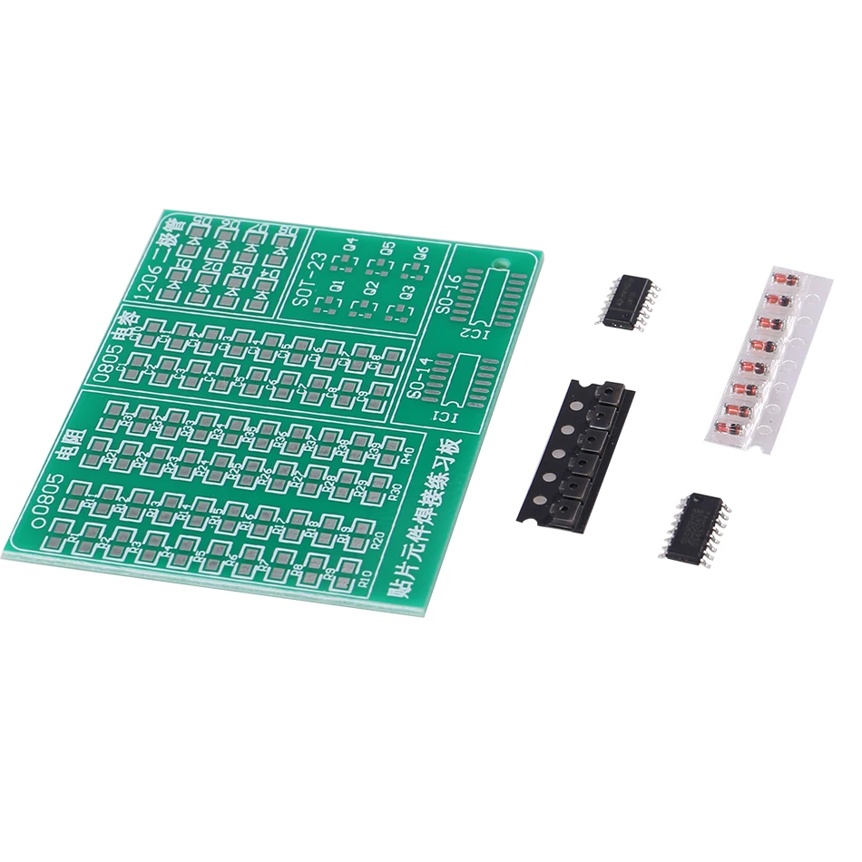 Обучающий набор для начинающих DIY SMD/SMT | Электронные компоненты и принадлежности