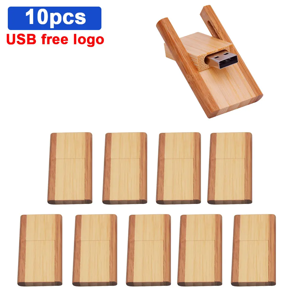 10 шт./лот USB 2 0 продвижение деревянные бамбуковые флэш-накопитель флэш-драйвер