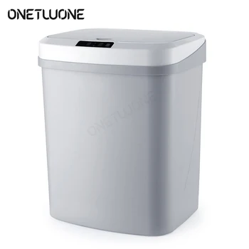 

15L Smart Rubbish Bin Intelligent Induction Automatic Trash Can Large Capacity Infrared Motion Sensor Household Garbage Bin