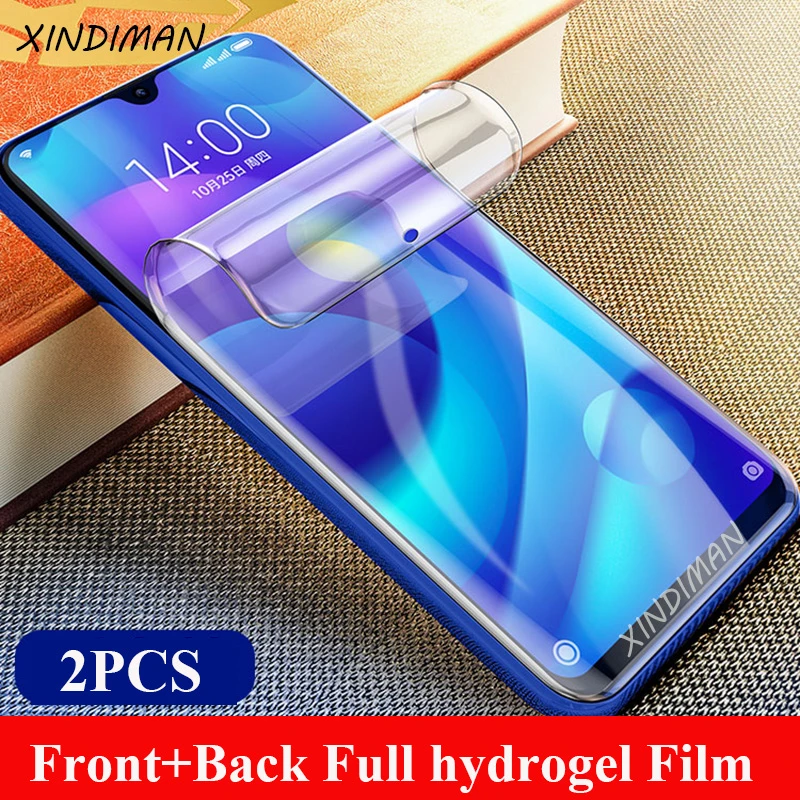 

XINDIMAN 25D Hydrogel Film for xiaomi play Front+Back full screen protector for xiaomi 8 8se 8lite for xiaomi 5splus A3 A3lite