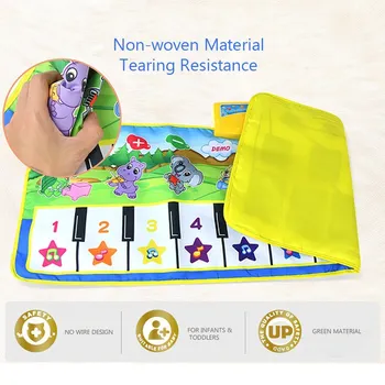 

Musical Instrument Toy Baby Kids Touch Play Keyboard Music Singing Mats Baby Piano Piano Mat Musical Touch Carpet